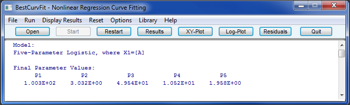 Curve-fitting Software (enzymkinetics, BestCurvFit, EZ-Fit, Perrella ...